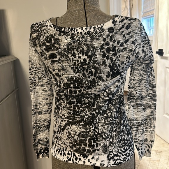 All Saints Haruko semi sheer women’s cotton blend top size 6 - Picture 4 of 8